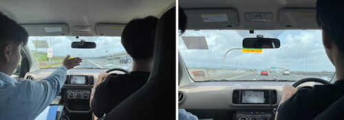 モーターウェイの走行練習